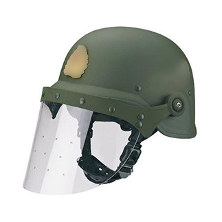 德式公安边防防暴头盔